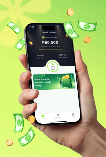 Madali Lending mobile app interface